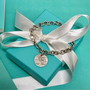 Authentic Tiffany & Co. Notes Charm Bracelet 7.5”